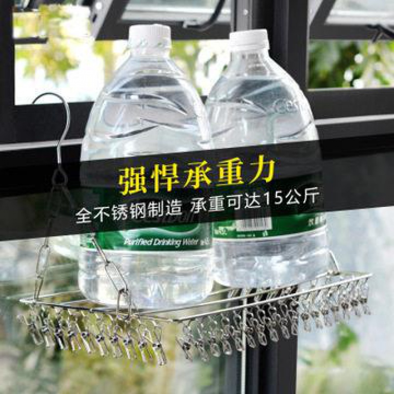 不锈钢鞋架家用内裤晒袜子晾衣架晒袜子器多功能夹窗外多子