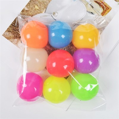 极速2pcs Luminous Sticky Target Balls Sticky Wall Decompress