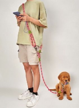 Reflective Nylon Dog Leashes Pet Dogs Chain Traction Rope