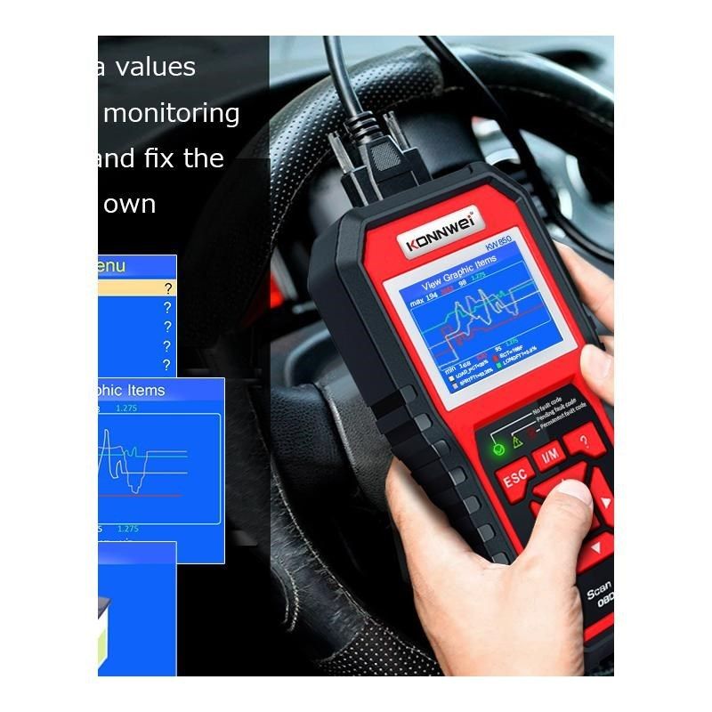 OBD 2 Car Scanner OBD2 Scanner  KW850 Full ODB2 Scanner Mult