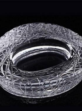 灰鸟巢玻烟灰缸性烟灰缸k74653t璃v烟灰缸创意烟个缸