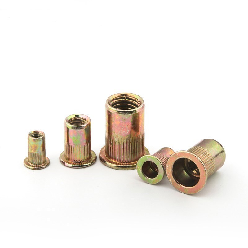 180pcs Alloy steel Rivet Nuts M3 M4 M5 M6 M8 M10 Flat Head R