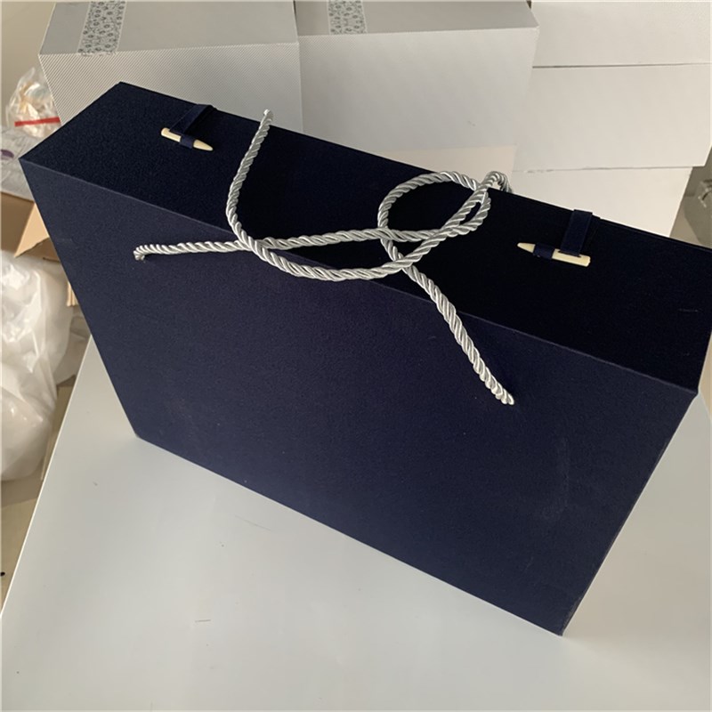 好货蓝布锦盒多格收纳盒印章小杯文玩玉器手串佛珠展示九宫格包装