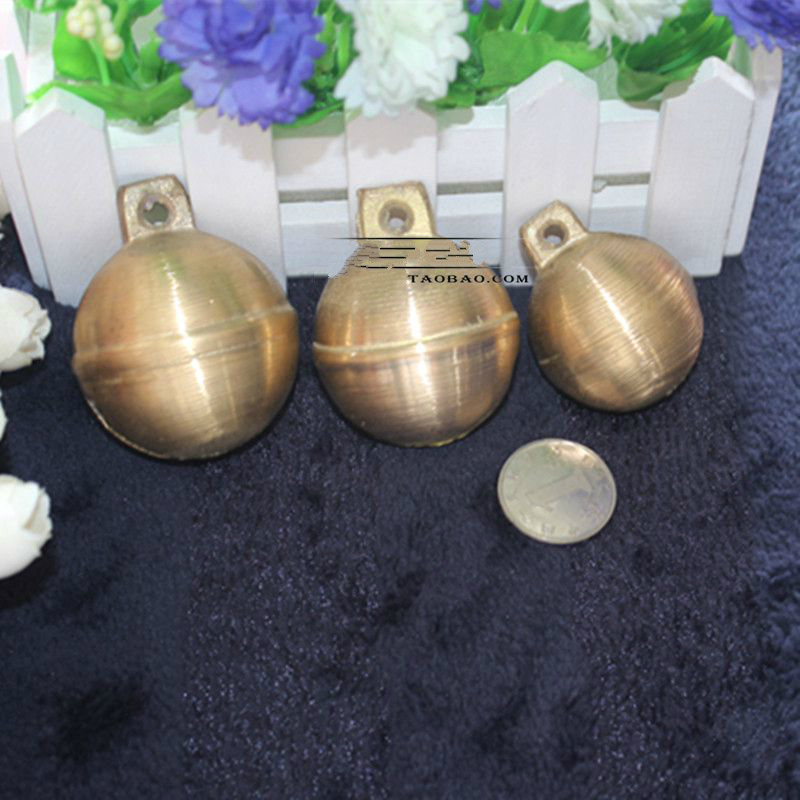 狗狗铃铛小型犬超响纯黄铜响声大泰迪金毛中挂件宠物猫咪铃铛项圈