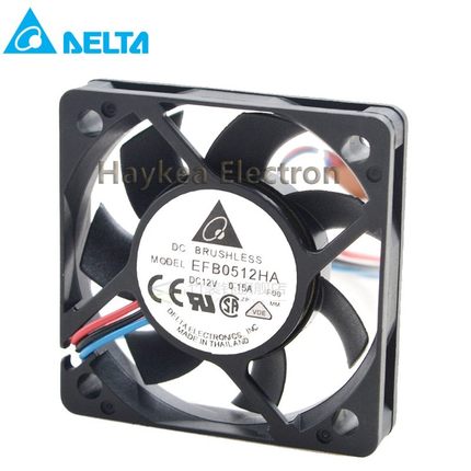 Delta EFB0512HA EFB0512HHA 5010 DC 12V 0.20A 0.15A 3-pin or