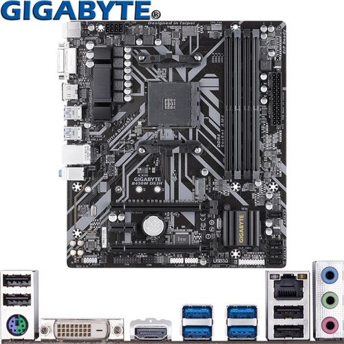 GIGABYTE B450M-DS3H  AMD Ryzen 3/5/7/9 1th.2th.3th.Athlon So