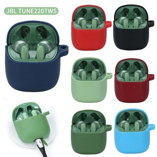 Silicone Solid Color 1PC Case TWS Protective Bluet Colorful