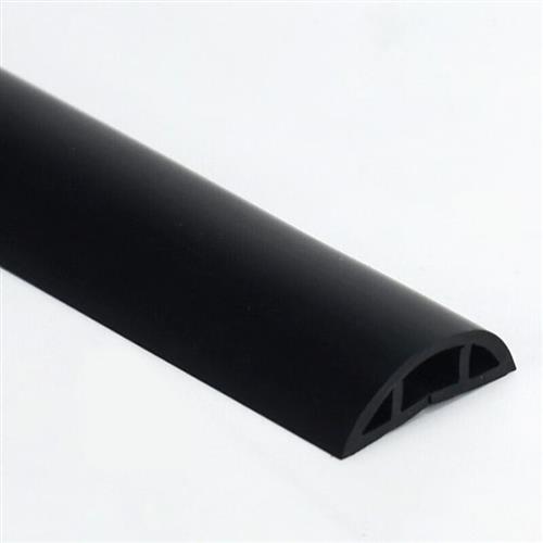 BJ305PVC阻燃接地线槽弧形室内穿线槽1米价3厘米宽-灰色-软线槽