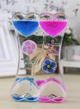 水果沙漏计时器创意个性儿童沙漏计时器摆件流沙玩