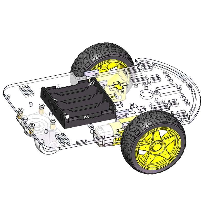 控51能小车5单片S机 亚克9力底盘1循智迹避遥超声波蓝牙TC8C52