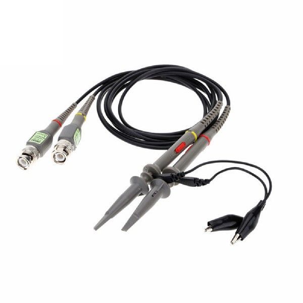 2PC 100MHz BNC Oscilloscope Probe Kit Pluggable Accessories