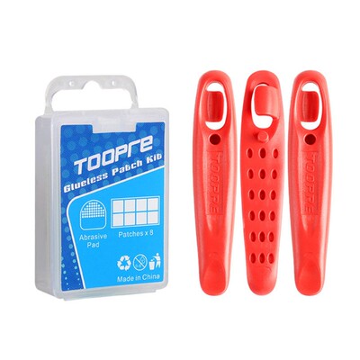 极速1Set Bicycle Bike Tire Tyre RubCber Patches Lever Set Cy