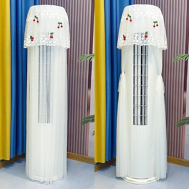 空调罩套柜机圆形圆柱格力客厅美的海尔柜式奥克斯立式空调防尘罩
