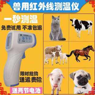 兽用体温枪猪用牛羊马测温仪红外线高精度充电款体温计猫咪狗宠物