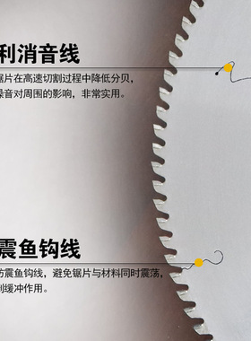 HUIFENG德国进口超薄铝合金锯片2.0省料型材锯片355*100T角码锯片