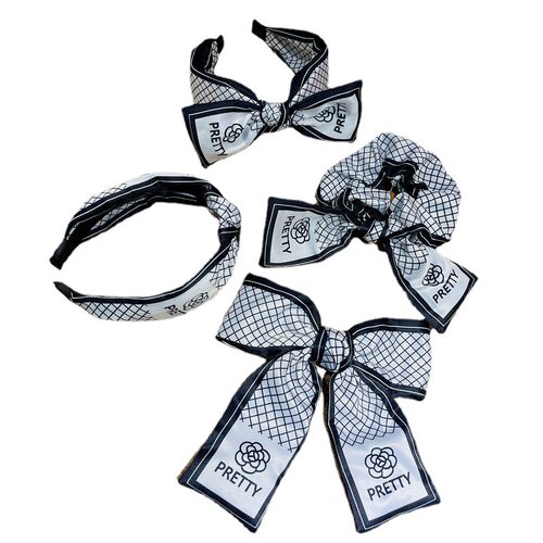 好货Camellia series hair ornaments bow knot hoop big bow kno