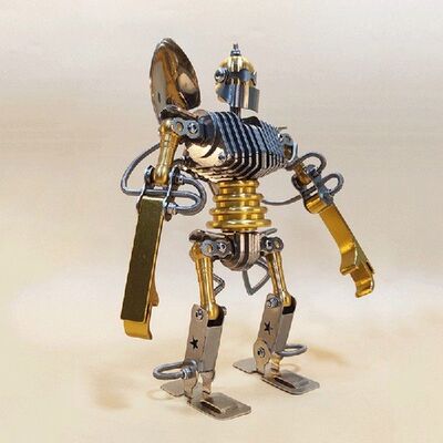 极速3D Metal Robot Model Steel Joint Mobility Robots Figurin