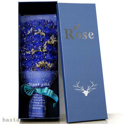 极速Tanabata Valentines Day gift new 33 Chiffon Rose Soap f