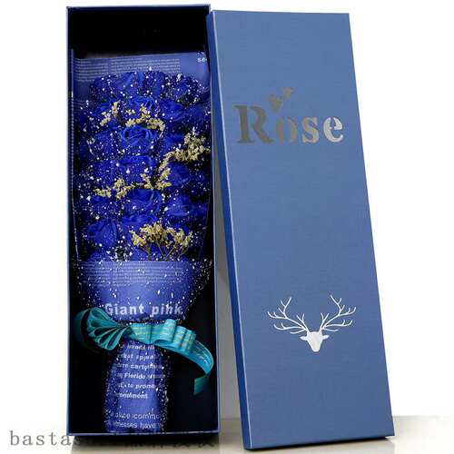 极速Tanabata Valentines Day gift new 33 Chiffon Rose Soap f