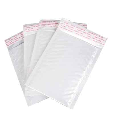 13174CM 超轻奶白色珠光膜气泡信封袋子泡沫膜防震防水快递包装