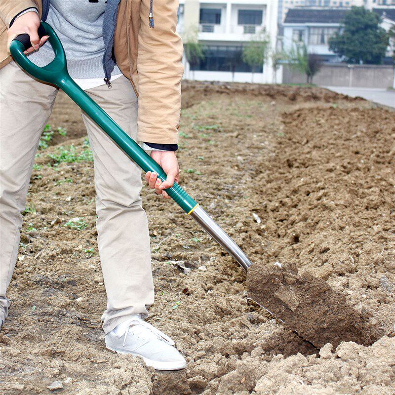 极速家庭园艺不锈钢铲园林手动工具铲子户外野营 铁锹铁铲翻土工