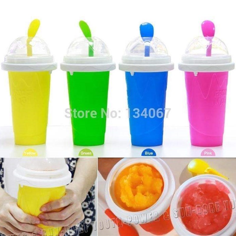 squeeze cup school slushy maker cay color blast colorful
