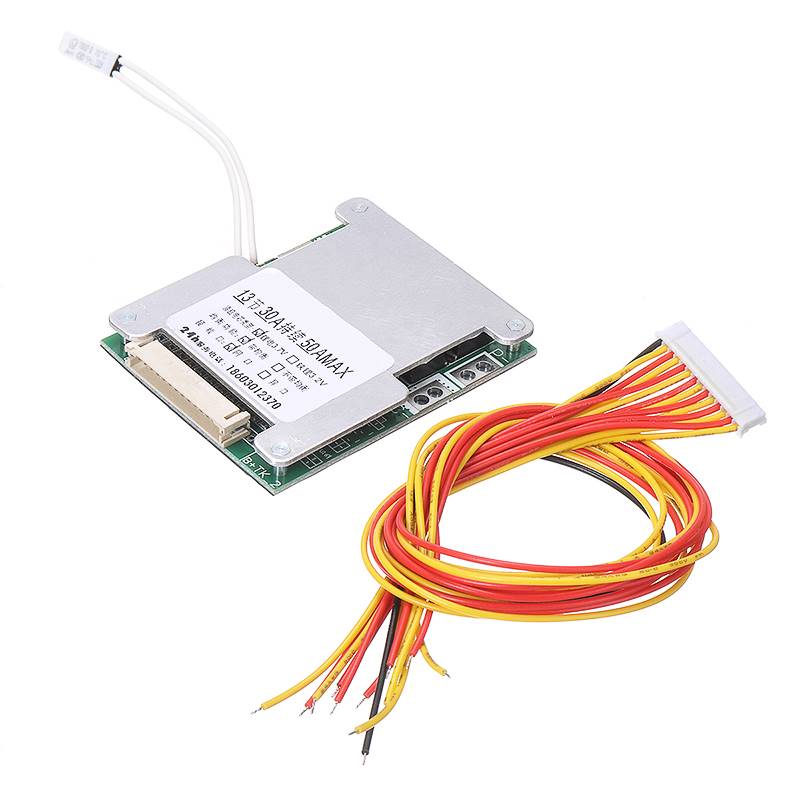 13S 48V 50A 18650 Liion Lithium Battery Pack BMS Protection