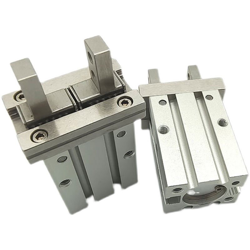 手指气缸MHZ2-6D1-10-16-20-25-32-40D1平行开闭型侧面螺孔安装型