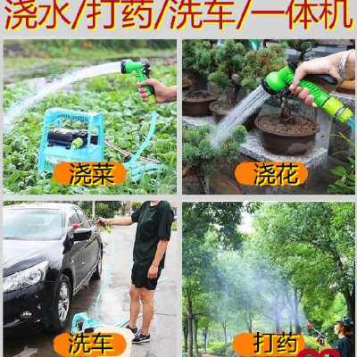 极速可携式水泵庭院电动莲蓬头12v植物农用浇地浇菜花盆充电式水