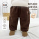 mont儿童加绒裤 子冬装 宝宝加厚登山绒保暖束脚休闲裤 Oak 外出长裤