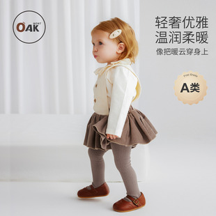 女童灯芯绒包屁裙子宝宝连体外出衣服 新款 Oak mont婴儿包屁衣秋装