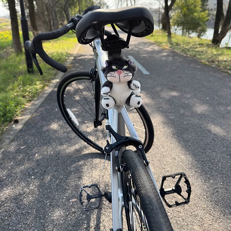 适用于喜德盛黑客350自行车装饰玩偶挂件380/rt180山地公路车公仔