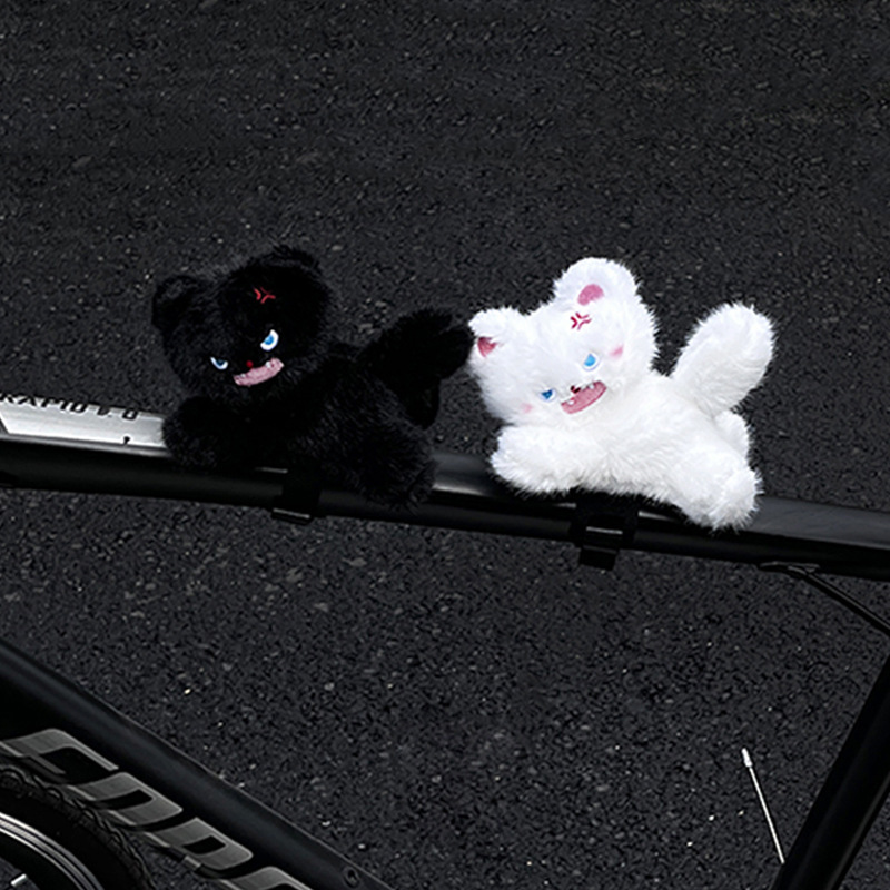 适用于迪卡侬st120自行车装饰玩偶520/900/500公路山地车公仔挂件