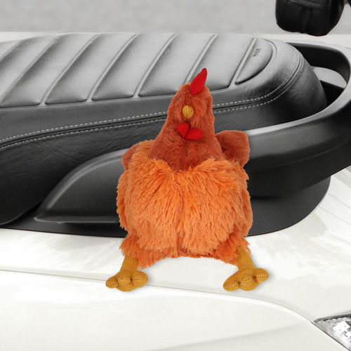 爱玛爱朵qb33电动车装饰品公仔卫士ab51车尾毛绒玩偶挂件配件摆件