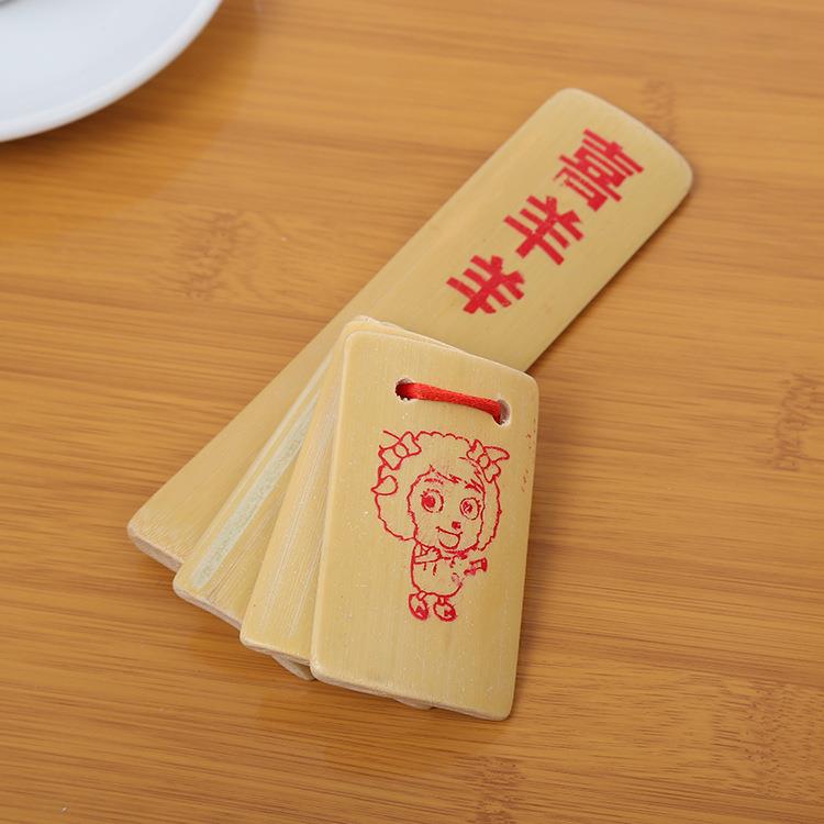 竹制光滑不划手儿童小快板竹板幼儿响板乐器舞台表演初学者入门级