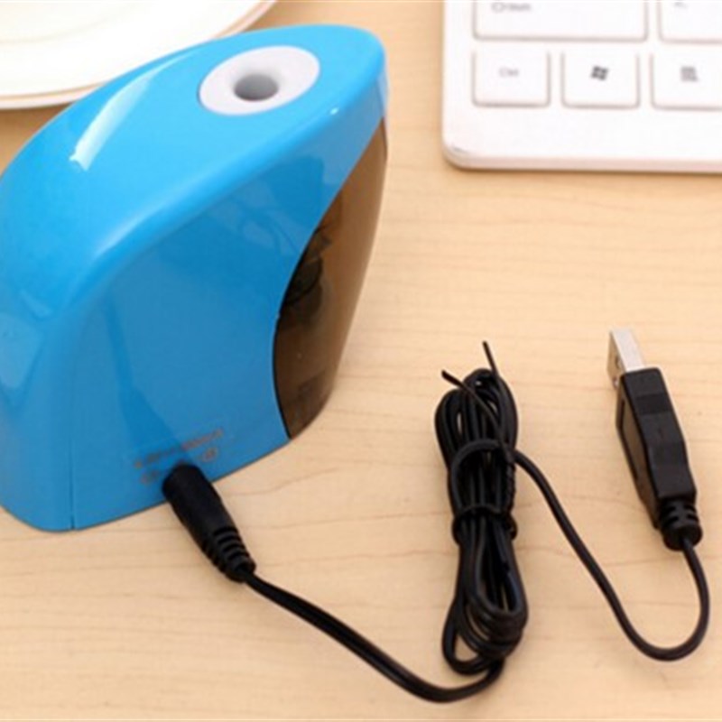 016 Sharpener Electric Pencil Sharpener Usb + Batteries Doub