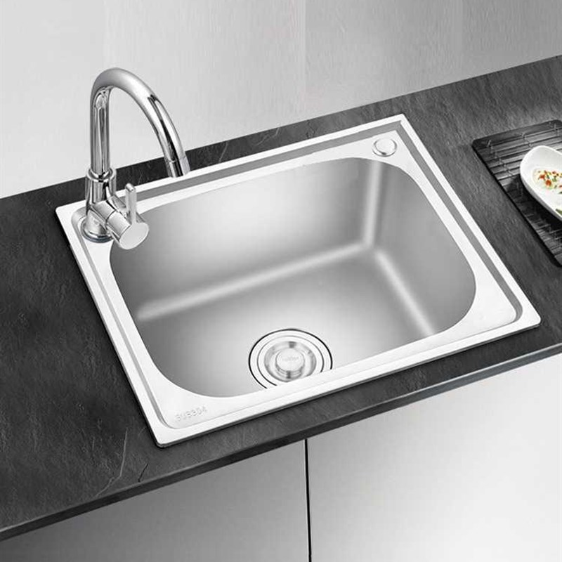 304不锈钢水槽单水槽厨房洗菜盆大号洗碗池71x38x72x75x40x78x43x