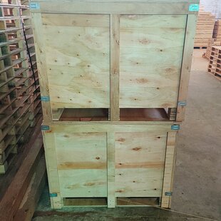 出国周转箱按需可 极速免熏蒸木箱出口木箱山厂家直供大型设备包装