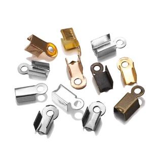 Cord 200pcs Cove Ribbon Leath Caps 新品 End Clasps lot String