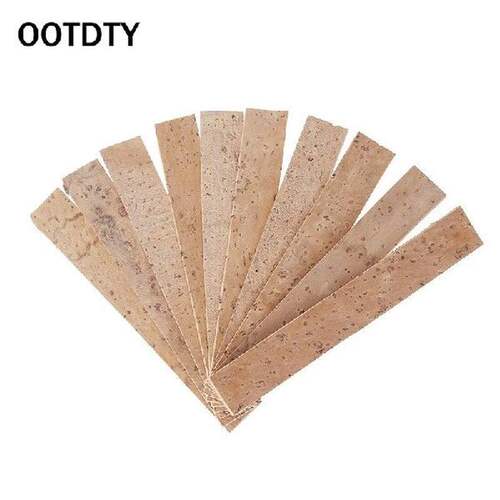 极速OOTDTY 10pcs Bb Clarinet Neck Joint Cork Sheet Musical