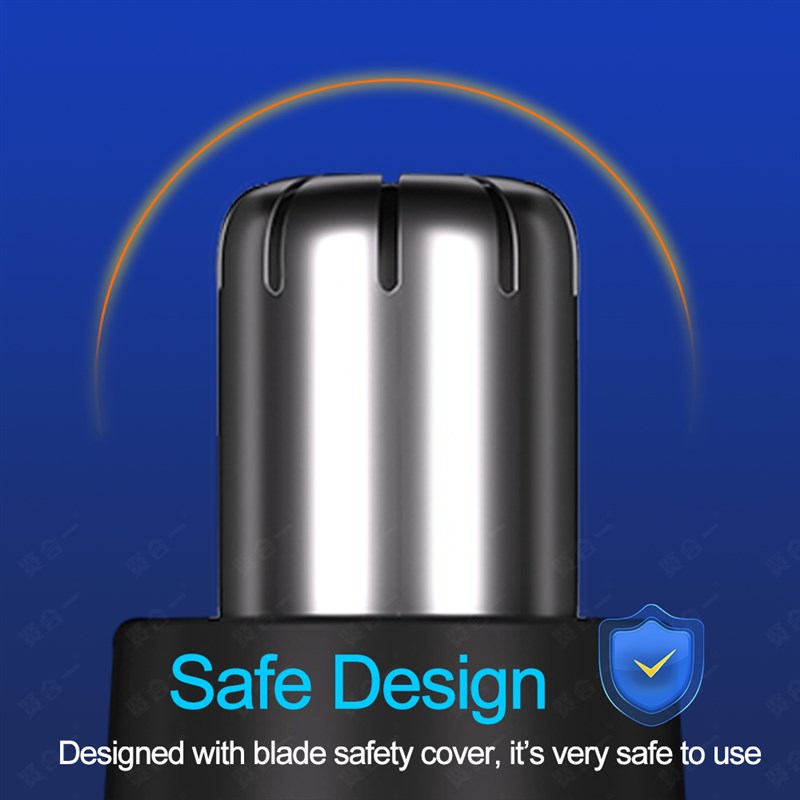 Nose Hair Trimmer Electric Removal Dual-blade Clipper Razor