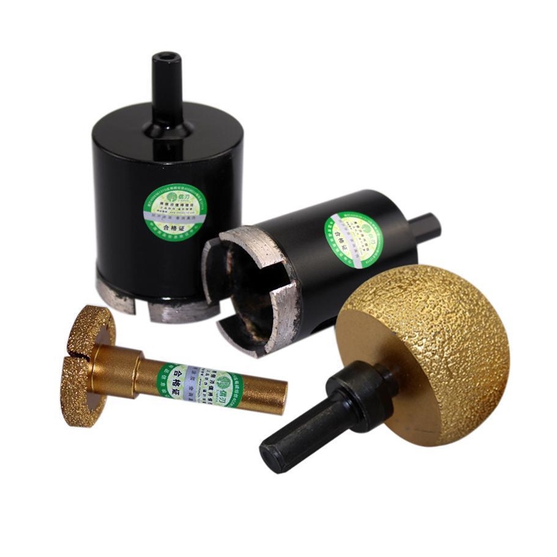 石头花盆制作工具石头开孔器钻头鹅卵石抛光清底打磨磨头工具全套