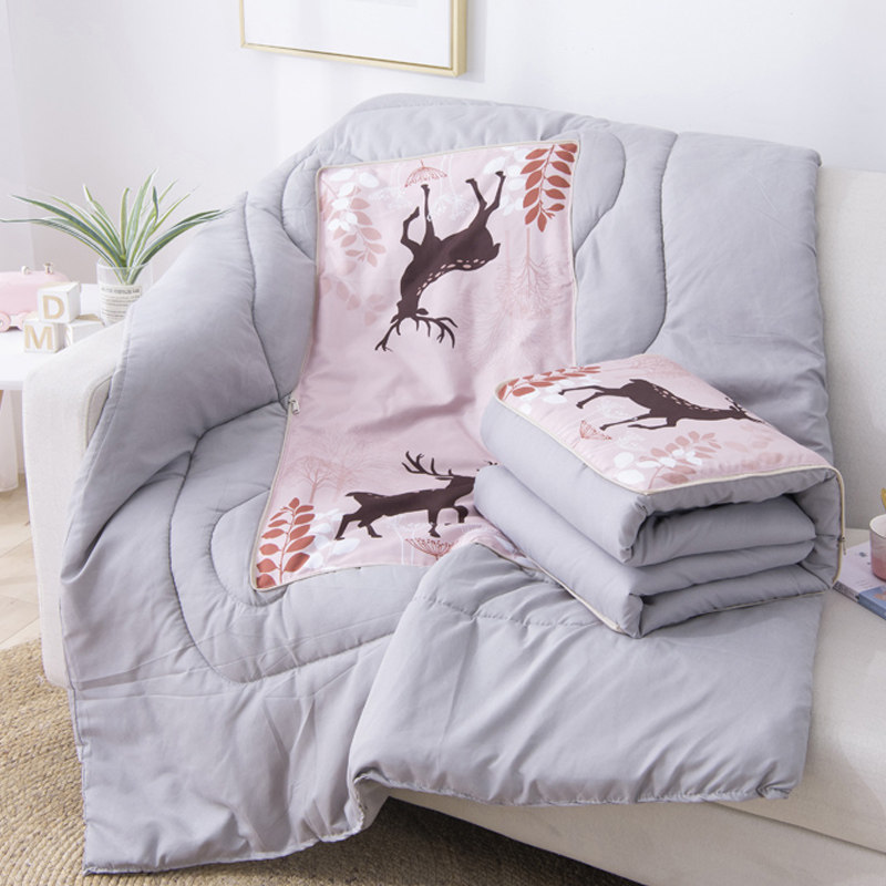 新品多功能折叠春夏汽车抱枕被子两用办公室午睡枕头空调被沙发小,居家布艺,抱枕被,淘宝优惠券,粉丝福利购,淘宝优惠卷