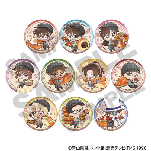 【秋日特惠】CRUX 名侦探柯南面包店系列盲抽徽章吧唧日谷SW