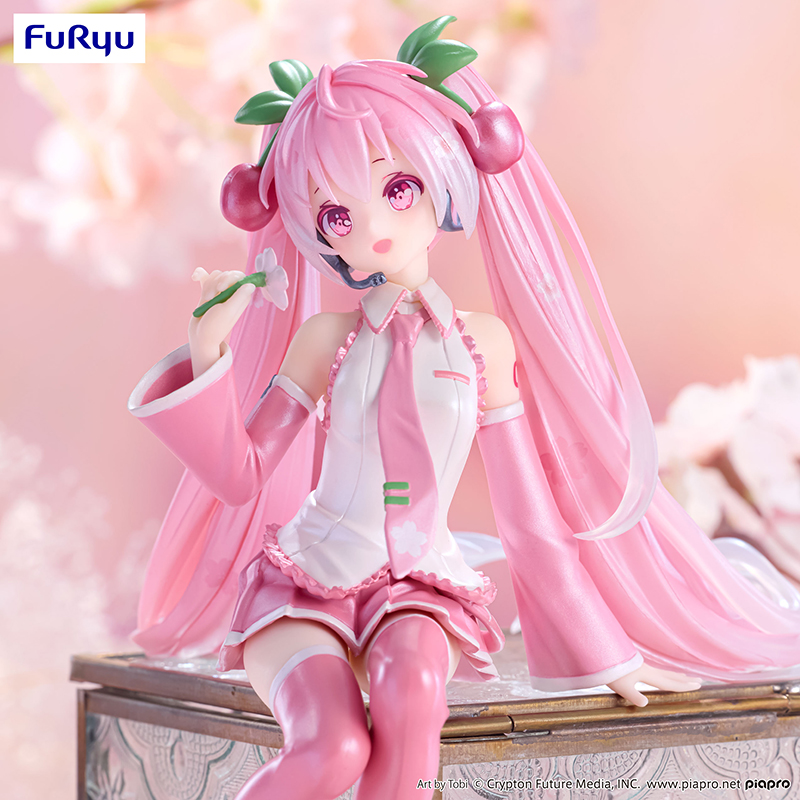 正版现货FURYU 泡面压初音未来樱未来2024 珠光ver. 景品手办日谷