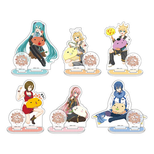 【春日特惠】A3 初音未来 水豚君联动 亚克力立牌 日谷动漫周边