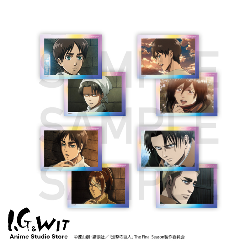 I.G WIT 进击的巨人Re:lighting约稿透卡2张SET原版日谷正版授权