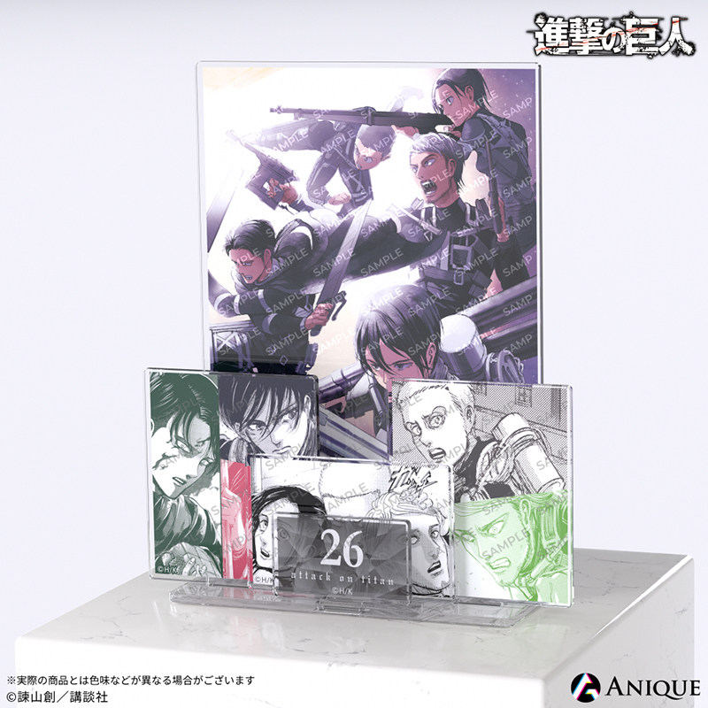 [特惠3.5折起]ANIQUE进击巨人大战立牌誓言约定立牌撤退日谷