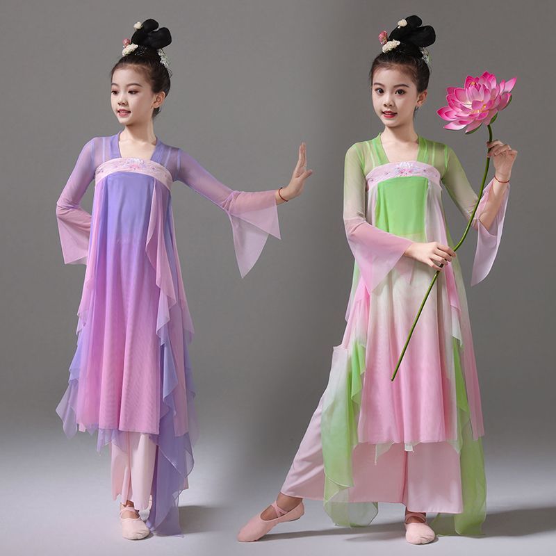 儿童古典舞蹈服中国舞身韵练功服