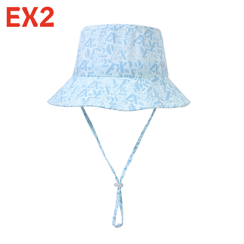 EX2伊海诗 2025春夏新品户外休闲出游防晒碎花渔夫帽遮阳帽367180